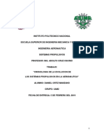 Cronologia de La Evolucion de Los Sistemas Propulsivos
