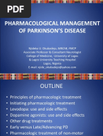 Pharmacological Management of Parkinson'S Disease