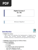 Digital Systems I EC 381: Mohamed Elgalhud