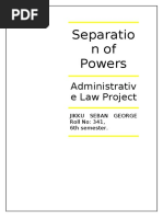 Separation of Power Project