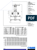 Robinet SP Pn64 Cf. DIN 3202-F8