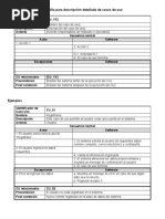 Plantilla Casos de Uso