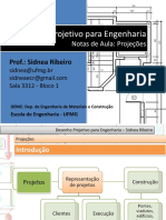 Aulas de Desenho Projetivo 4 - Projeções