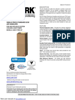 Technical Guide: Single Piece Standard Ecm Air Handlers