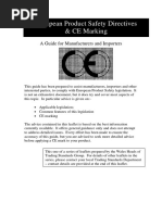 European Product Safety Directives & CE Marking: A Guide For Manufacturers and Importers