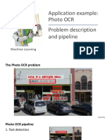 Application Example: Photo OCR Problem Description and Pipeline