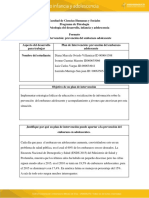 Plan de Intervención en El Embarazo Adolescente