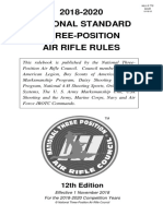 2018-2020 National Standard Three-Position Air Rifle Rules: 12th Edition