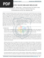 Automatic Hand Brake Release: Manoj Kandelkar, Ajit Lole, Abhijeet Jadhav, Vardhaman Kavathekar, Prof. Nikhil A. Faddas