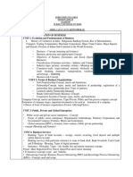 Term Wise Syllabus SESSION-2018-19 Class-Xi Subject-Business Studeis