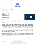 TCS Offer Letter Avinash Gupta