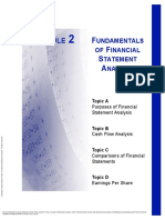 Financial Statement Analysis - (MODULE 2 FUNDAMENTALS OF FINANCIAL STATEMENT ANALYSIS) PDF