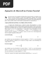 Equacoes de Mawell PDF