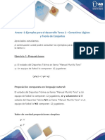 Anexo - 1-Ejemplos para El Desarrollo Tarea 1 - Conectivos Lógicos y Teoría de Conjuntos