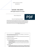 Grade 3 Reading: 2010 English Standards of Learning