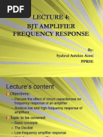 Lecture 4-BJT Frequency Response-New!!