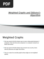 Weighted Graphs and Dijkstra's Algorithm