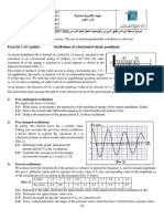 Exercise 1 (6 Points) Oscillations of A Horizontal Elastic Pendulum