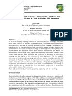 The Relationship Between Post-Method Pedagogy and Teacher Reflection: A Case of Iranian EFL Teachers