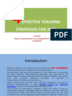 4 Effective Teaching Strategies For 2019