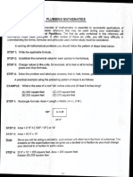 Plumbing Mathematics Reference Sheet