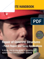 Site Handbook - Repair To Concrete