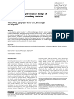 Multi-Objective Optimization Design of Cycloid Pin Gear Planetary Reducer