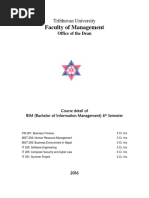 BIM 6th Sem Syllabus 2016