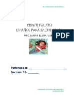 Cuadernillo para Centros de Español 11 y 12 Año