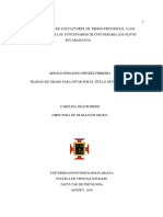 Caracterización de Los Factores de Riesgo Psicosocial A Los Que Están Expuestos Los Funcionarios de Cofuneraria Los Olivos Bucaramanga PDF