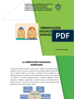 Orientacion Vocacional y Profesional