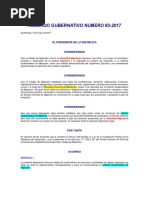 02 Acuerdo de Continuidad de Actividades Migratorias - Acuerdo Gubernativo 83-2017