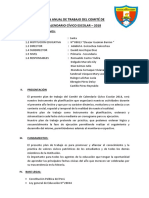 Plan Anual de Trabajo Del Comité de Calendario Cívico 2018