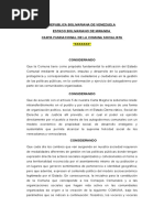 Cp-3. Carta Fundacional