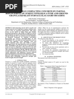 A Study On Self-Compacting Concrete by Partial Replacement of Cement With Silica Fume and Ground-Granulated Blast-Furnace Slag (Ggbs or GGBFS)