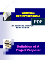 Writing A Project Proposal