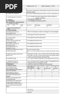 I. Objectives: Subject: T. L. E: Handicraft Grade Level: 10 Date: January 21, 2018