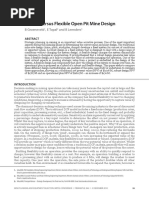 Robust Versus Flexible Open Pit Mine Design: B Groeneveld, E Topal and B Leenders