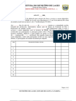 ATA PDDE - Declaração Das Necessidades