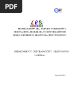 Formación y Orientación Laboral (Administración y Finanzas)