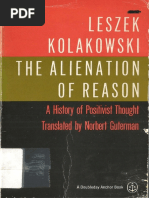 Leszek Kolakowski - The Alienation of Reason. A History of Positivist Thought PDF