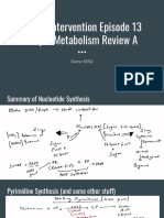 Divine Intervention Episode 13 Step 1 Metabolism Review A: Some MS4