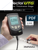 Ultrasonic Thickness Gage: Full Guide v. 3.1