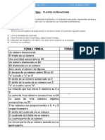 Planteo de Ecuaciones PDF