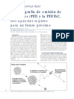 La Tomografía de Emisión de Positrones (PET) y La PET-TAC.: Dos Apuestas Seguras para Un Futuro Próximo