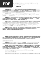 Contrato Colectivo - Formato