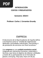 Contabilidad de Costos Introducción CCG - Marzo - 2017