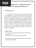 Non-Performing Assets: A Comparative Study of SBI & ICICI Bank From (2014-2017)