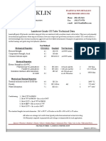 Lamitex Grade CE Tube Technical Data: Franklin Fibre - Lamitex Corporation P.O.Box 1768, Wilmington, DE 19899