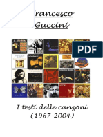 Guccini Francesco - I Testi Delle Canzoni 1967 - 2004 PDF